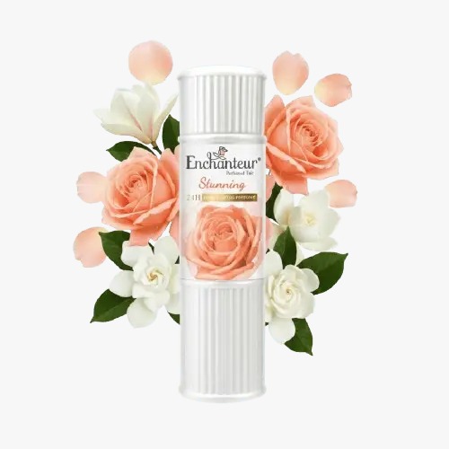 Picture of Enchanteur Stunning Perfumed Talcum Powder -125 gm - Multicolor