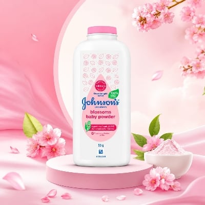 Picture of Johnson's Baby Powder Blossom Natural Plant Based – 50 gm - Multicolor
