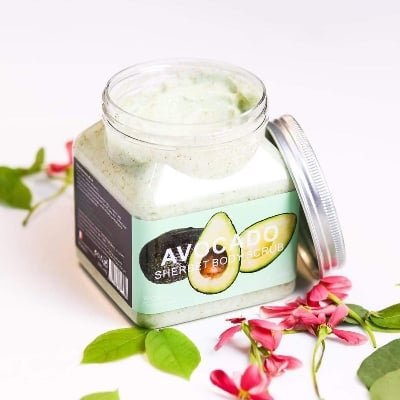 Picture of Avocado Brightening Sherbet Scrub -350 gm - Multicolor