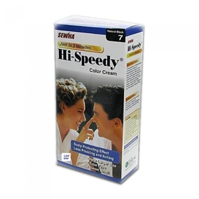 Picture of Hi Speedy Hair Color Cream 120 gm - Multicolor