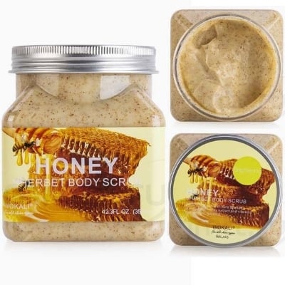 Picture of Honey Sherbet Body Scrub- 350ml - Multicolor