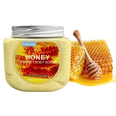 Picture of Honey Sherbet Body Scrub- 350ml - Multicolor