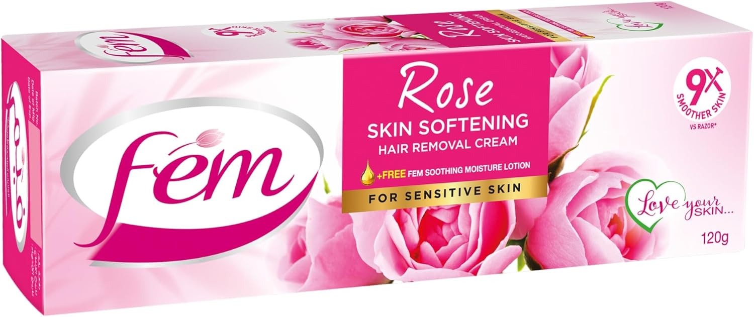 Picture of Fem Rose Hair Removal Cream 120 gm - Multicolor