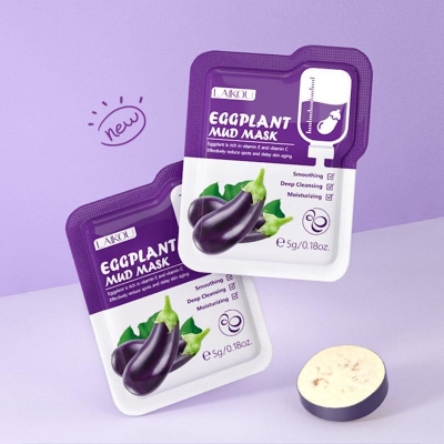 Picture of LAIKOU Eggplant Mud Mask( 5g × 7 Pack)