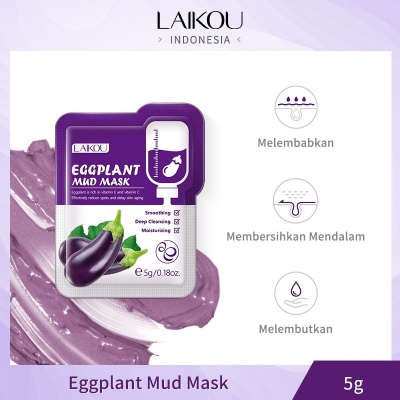 Picture of LAIKOU Eggplant Mud Mask( 5g × 7 Pack)