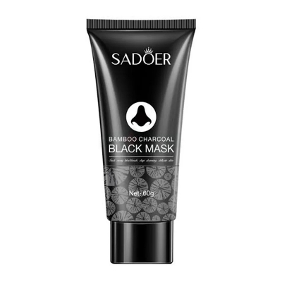 Picture of SADOER Natural Bamboo Charcoal Deep Cleansing Nose Blackhead Removal Mask 60 gm