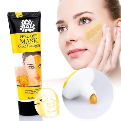 Picture of International PRC Gold Collagen Whitening Anti-Wrinkle Peel Off Facial Mask 120 gm