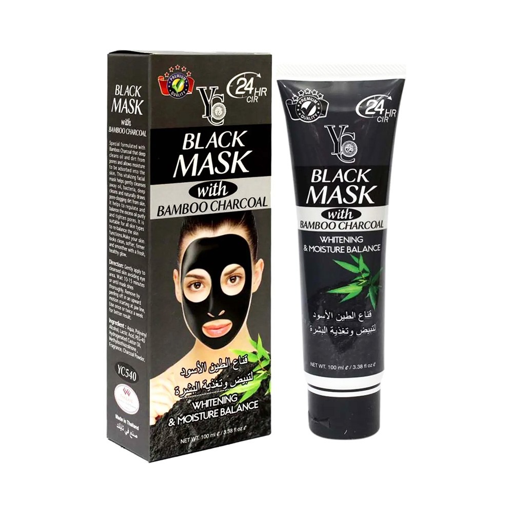 Picture of International Thailand YC Black Mask With Bamboo Charcoal 100 ml