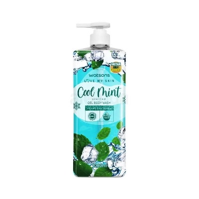 Picture of Watsons Cool Mint Scented Gel Body Wash 1000 ml