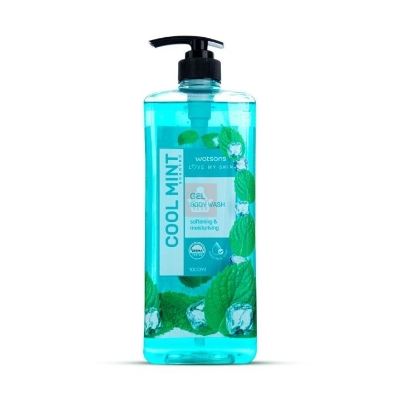 Picture of Watsons Cool Mint Scented Gel Body Wash 1000 ml