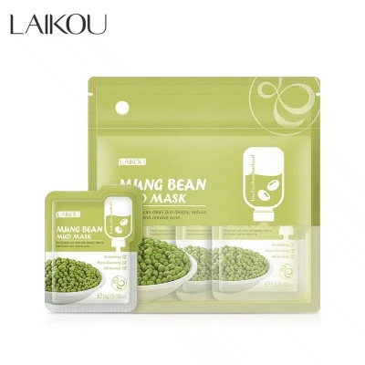 Picture of LAIKOU Mung Bean Mud Mask( 5g × 7 Pack)