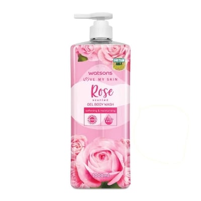 Picture of Watsons Rose Scented Gel Body Wash 1000ml