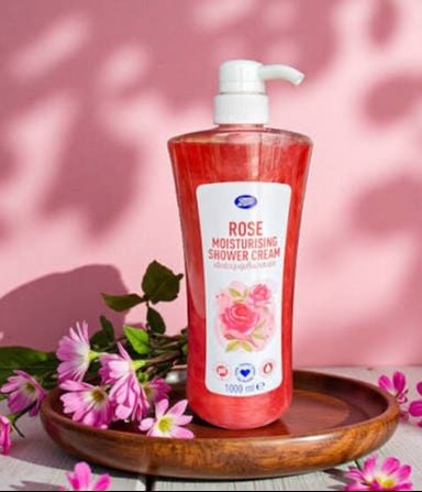 Picture of Boots Rose Moisturising Shower Cream 1000 ml