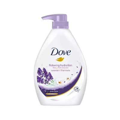 Picture of Dove Relaxing Hydration Body Wash 1L with Lavender Oil and Chamomile Moisturizing Shower Gel