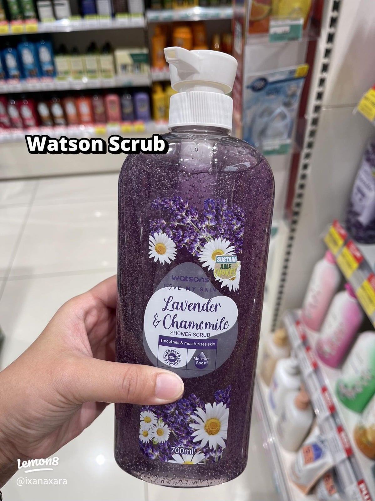 Picture of Watsons Love My Skin Lavender Scented body scrub - 700 ml - Others