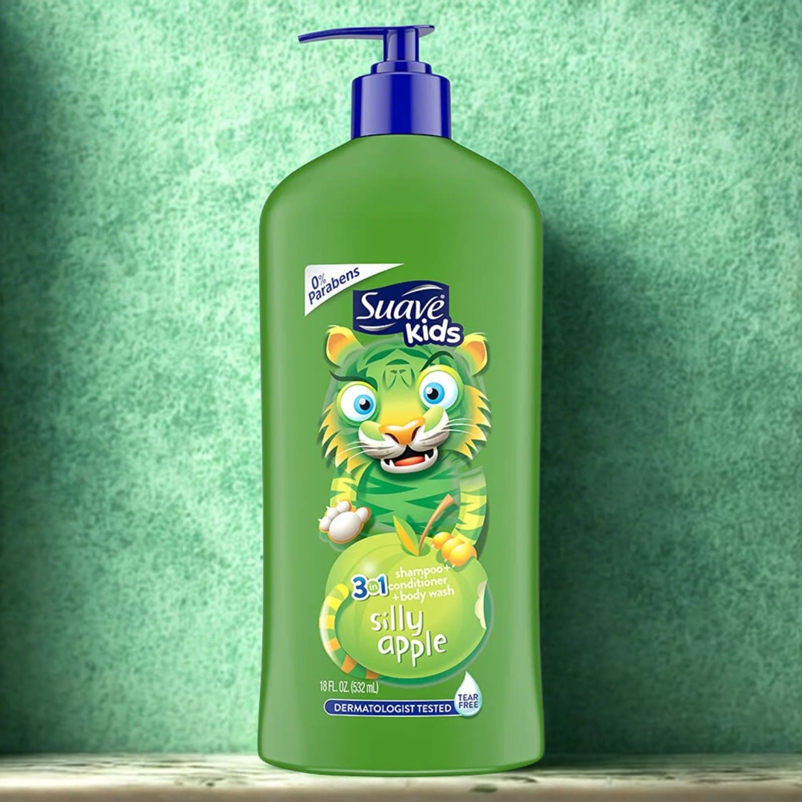 Picture of Suave Kids Silly Apple 3-in-1 Shampoo, Conditioner & Body Wash 700ml - Multicolor