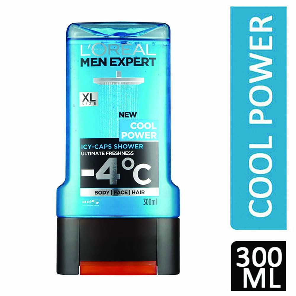 Picture of L’Oreal Men Expert Cool Power Shower Gel 300ml Ultra Cooling Body Wash