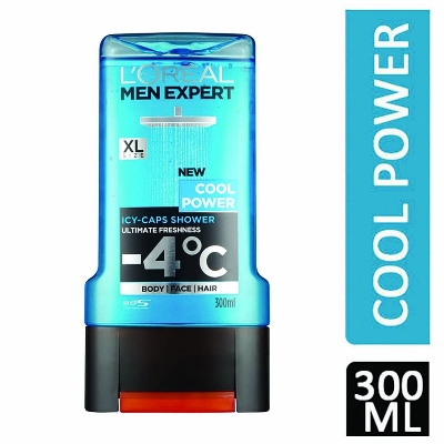 Picture of L’Oreal Men Expert Cool Power Shower Gel 300ml Ultra Cooling Body Wash