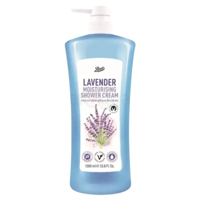 Picture of Boots Lavender Moisturising Shower Cream 1000 ml
