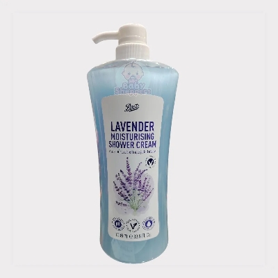 Picture of Boots Lavender Moisturising Shower Cream 1000 ml
