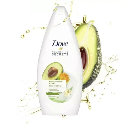Picture of Dove Avocado Oil & Calendula Extract Body Wash 500ml