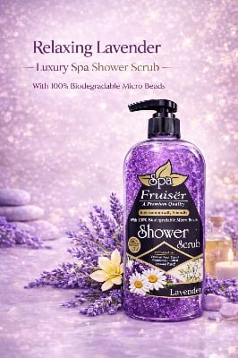 Picture of SPA Lavender Body Wash Shower Scrub 730ml - Others