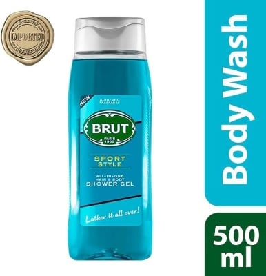 Picture of Brut Sport Style All-in-One Hair & Body Shower Gel 500ml