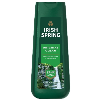 Picture of Skin care Irish Spring clean shower gel used for male female - 591 ml