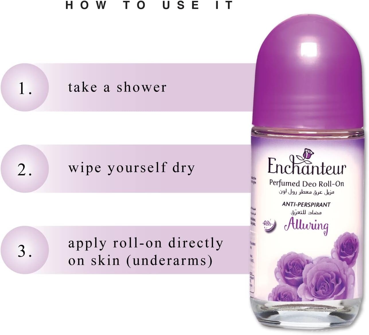 Picture of nchanteur Perfumed Deo Roll-On Alluring 50ml