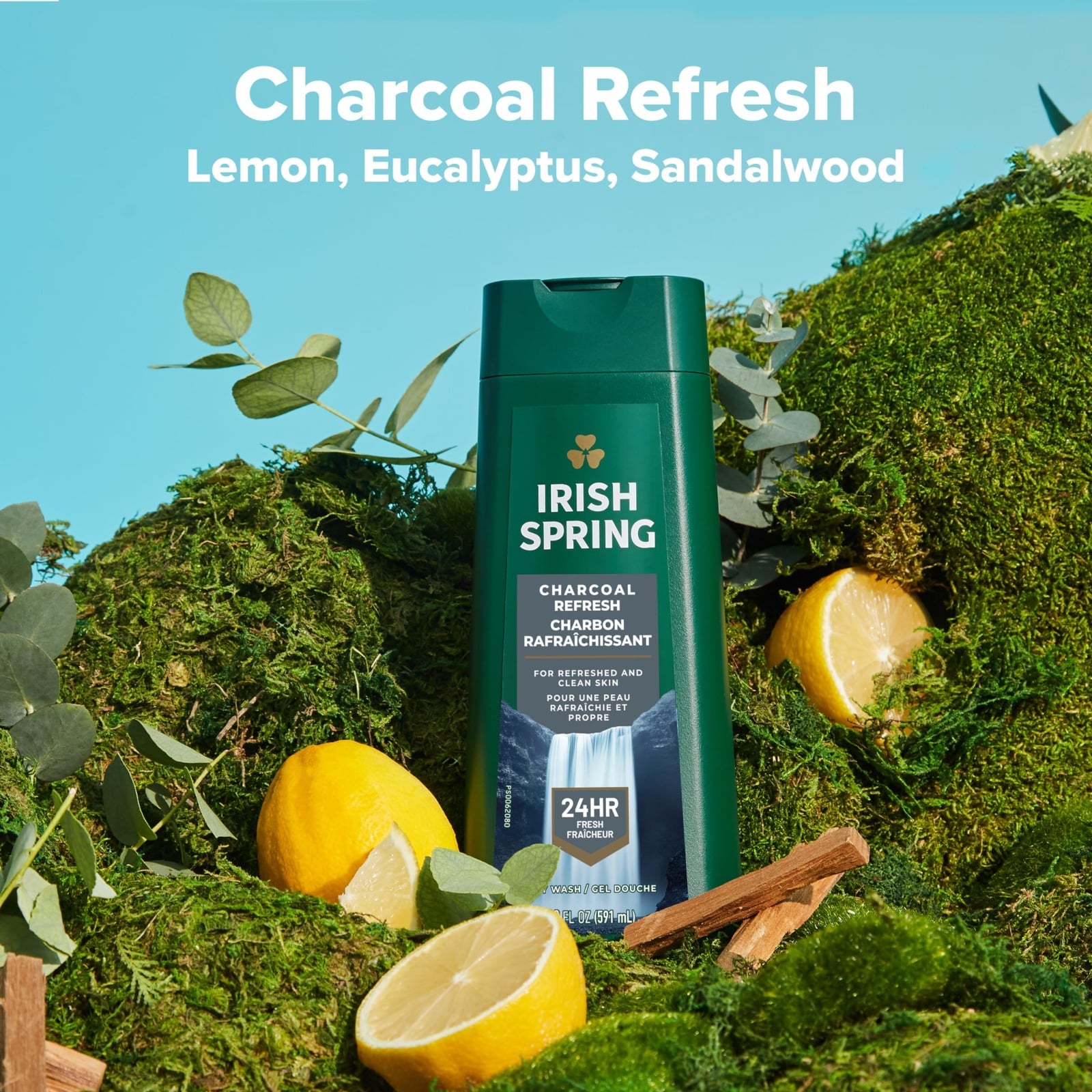 Picture of Irish Spring Charcoal Refresh Body Wash 591ml
