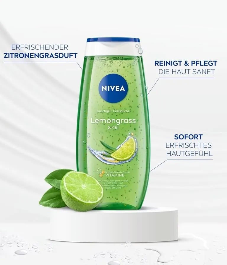 Picture of NIVEA Female Shower Gel Lemongrass & Oil 250 ml