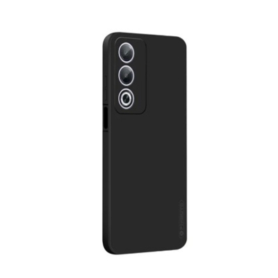 Picture of For Oppo A3 Pro 5G Back Cover Soft Liquit Silicone Camera Protactor Phone Cover Simple Solid Color Soft Silicone TPU Case