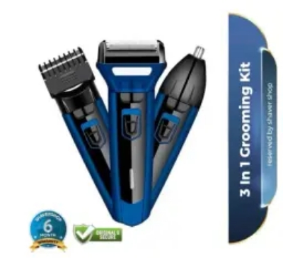 Picture of Kemei KM-6330 3 In 1 Hair Trimmer Grooming Kit