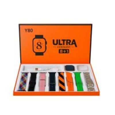 Picture of Ultra Smart Watch Y80 Touch Screen 8+1 Strap