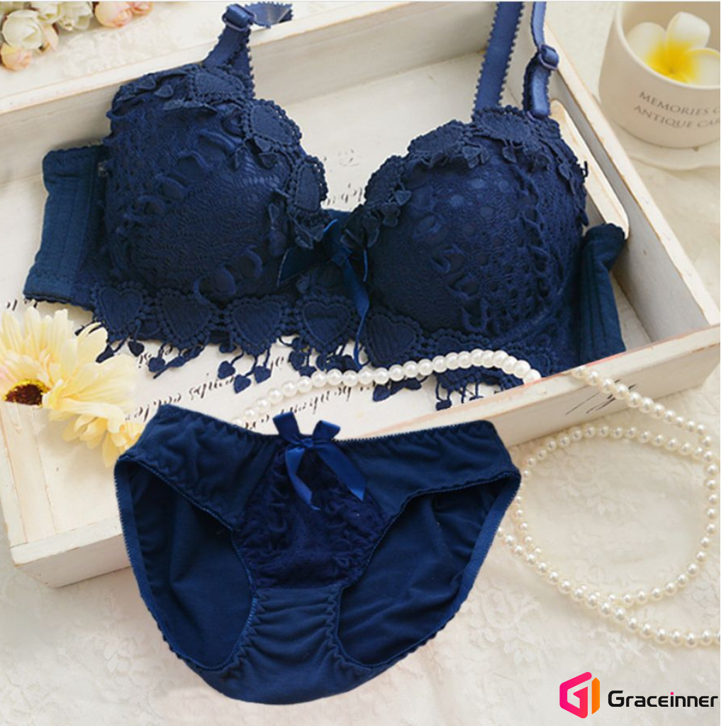 Picture of Love Jul Push Up Bra & Panty Set for Women – Bridal Lingerie, Hot Wedding Underwear with Comfort Fit
