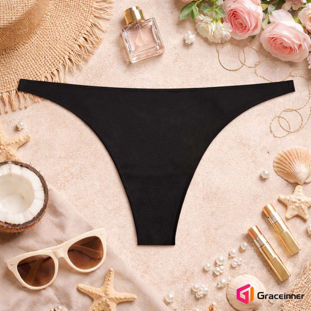 Picture of Best Girl Student Underwear Exclusive Ice Silk Women Panties Women's Hot Low Waist Ice Silk Panties