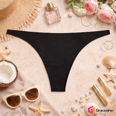 Picture of Best Girl Student Underwear Exclusive Ice Silk Women Panties Women's Hot Low Waist Ice Silk Panties