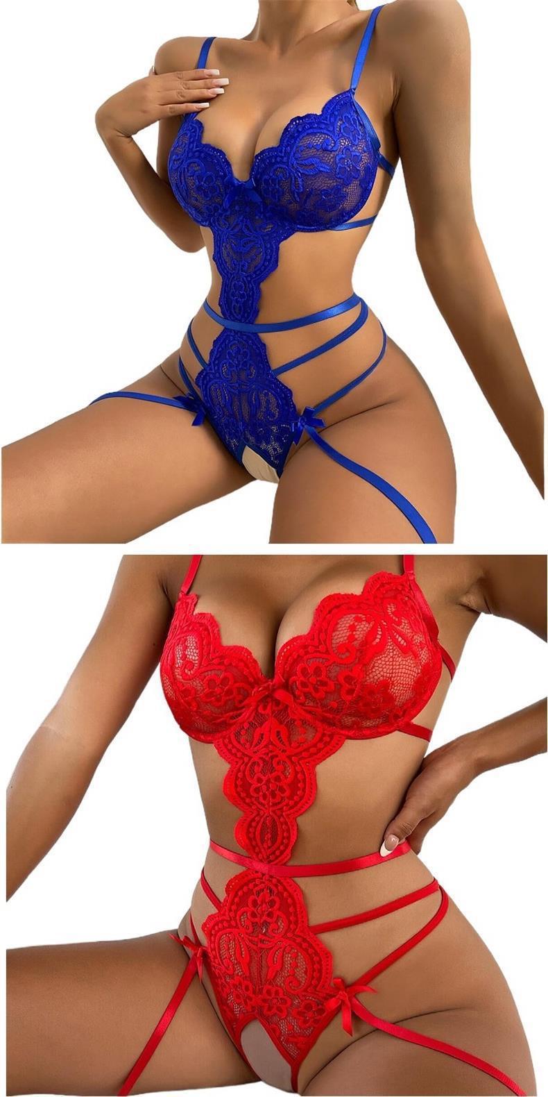 Picture of Foreign Trade Stylish Hot  Bodysuits Lingerie Sets / Factory Open Bodysuits For Women's / Role Play Body Underwear Set