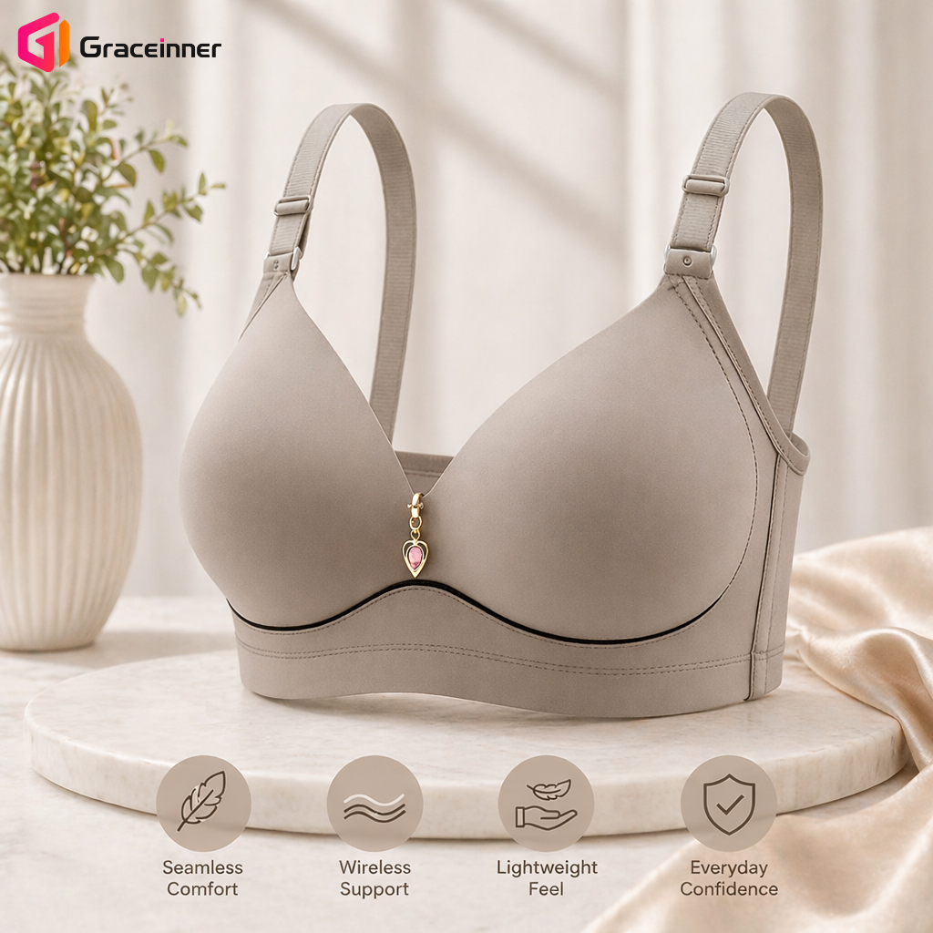 Picture of Soft Lightly Padded Stylish Bra for Women's, fashionable padded Bras / Women's Wireless Seamless Bras
