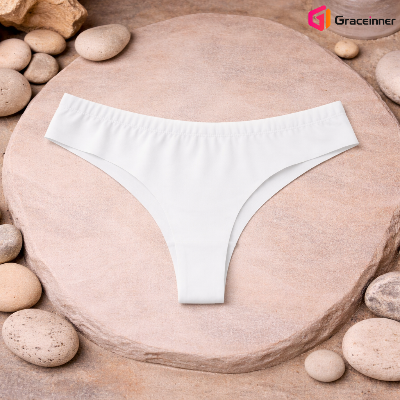 Picture of Seamless Women's Thongs Ice Silk Thongs Panty Hot Women's Thongs-Free Size