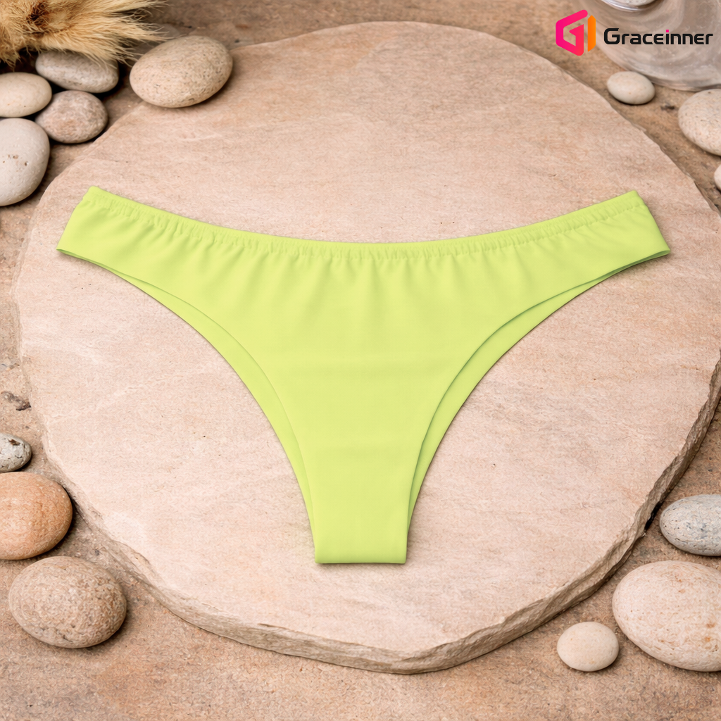 Picture of Seamless Women's Thongs Ice Silk Thongs Panty Hot Women's Thongs-Free Size