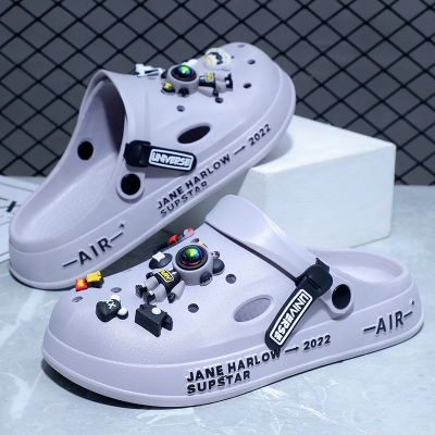 Picture of Universe Astronaut Charm Clogs For Men | Terra-Tread Slippers- Men Adventure- Ready Beach Footwear  (No Box)