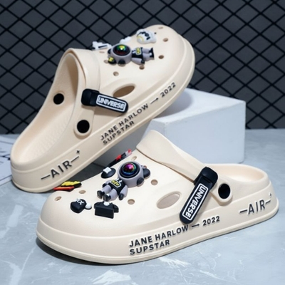 Picture of Universe Astronaut Charm Clogs For Men | Terra-Tread Slippers- Men Adventure- Ready Beach Footwear  (No Box)