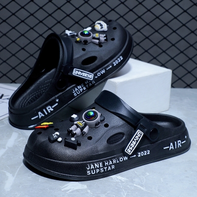 Picture of Universe Astronaut Charm Clogs For Men | Terra-Tread Slippers- Men Adventure- Ready Beach Footwear  (No Box)