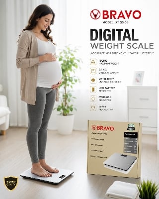 Picture of BRAVO Digital Weight Scale (Model: XT SS 05)