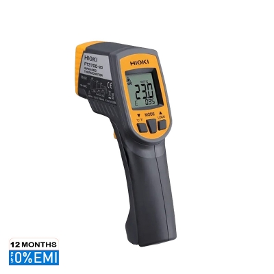 Picture of HIOKI FT3700-20 Non-contact Infrared Thermometer (-60.0 deg C to 550.0 deg C) Sharply Focus on Measurement Spots with Two-Beam LASER Marker, Ideal for HVAC Applications - Kings Trading