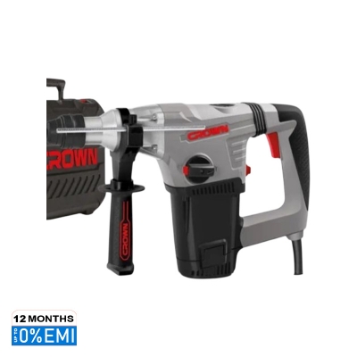 Picture of CROWN Rotary Hammer SDS-Plus 1010W, 32mm,2800bpm With 10 Pcs Accessories Model: CT18116v - Kings Trading