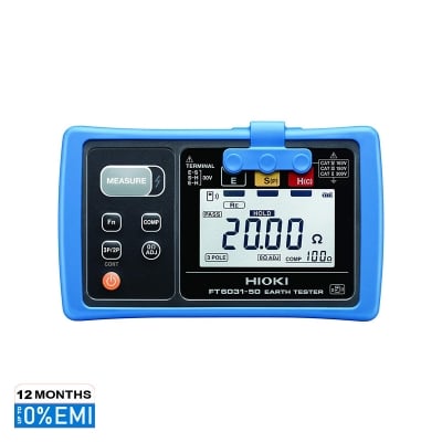 Picture of Hioki FT6031-50 Earth Tester Tough and Ready for the Field IP67 Dustproof and Waterproof