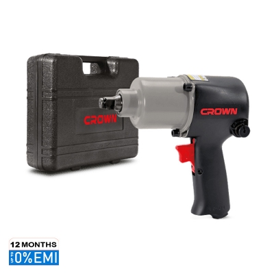 Picture of CROWN Pneumatic Impact Wrench 660N-m With 14 Pcs Accessories Model: CT380113 - Kings Trading