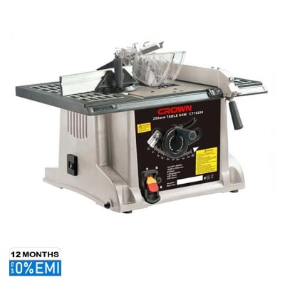 Picture of CROWN Table Saw 1800W, 255mm Wood Cutter Saw Wood Cutter Table Saw Electric Saw Finishing Saw CT15209 - Kings Trading